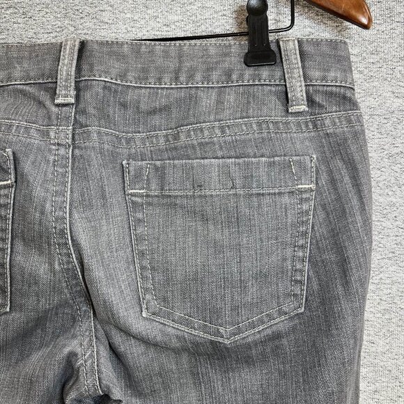 Ann Taylor Jeans Women Size 8P Gray Modern Fit Lindsay Waist Low Rise Cotton - Picture 11 of 14